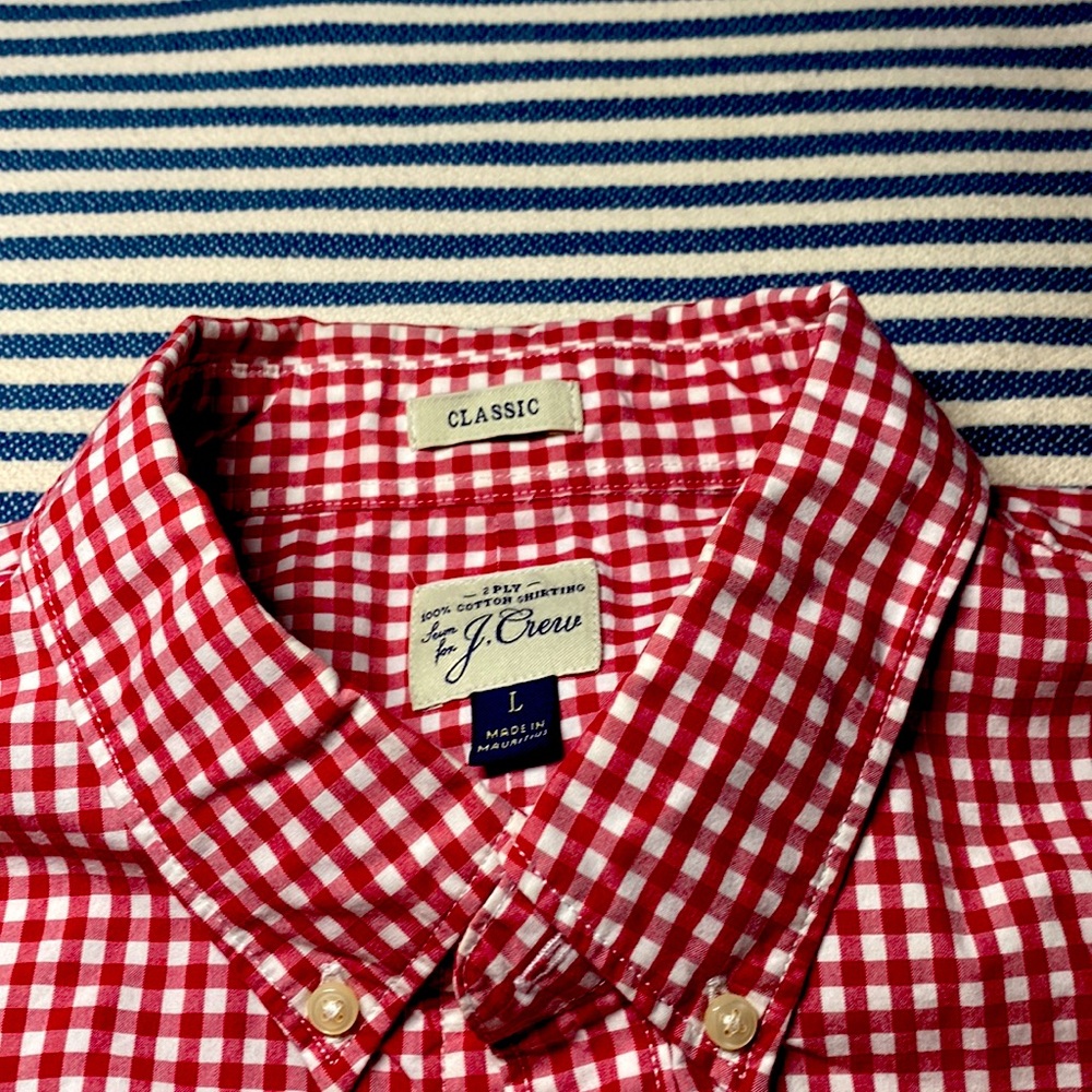Classic J Crew button down.